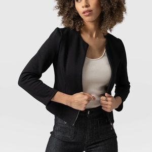 NEW SAINT + SOFIA FLORENCE JACKET - BLACK SIZE:6